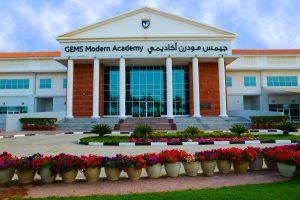Main buildings at GEMS Modern Academy in Dubai