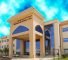 Bild der Hauptschulgebäude und des Vordereingangs der Springdales School in Dubai