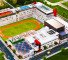 Top Schools zeichnet die beste Schule für Innovation aus. Hauptgebäude der Sunmarke School aus der Luft