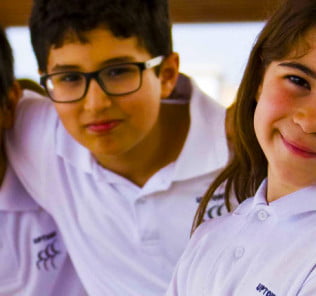Photograph of students at Uptown School Dubai