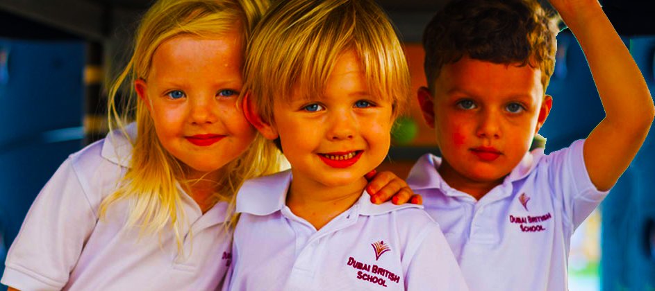 صورة لأطفال في مدرسة دبي البريطانية