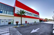 The main entrance to West Yas Academy on Yas Island - a Tier 1 Aldar Education American curriculum school - and the hub school for West Yas.