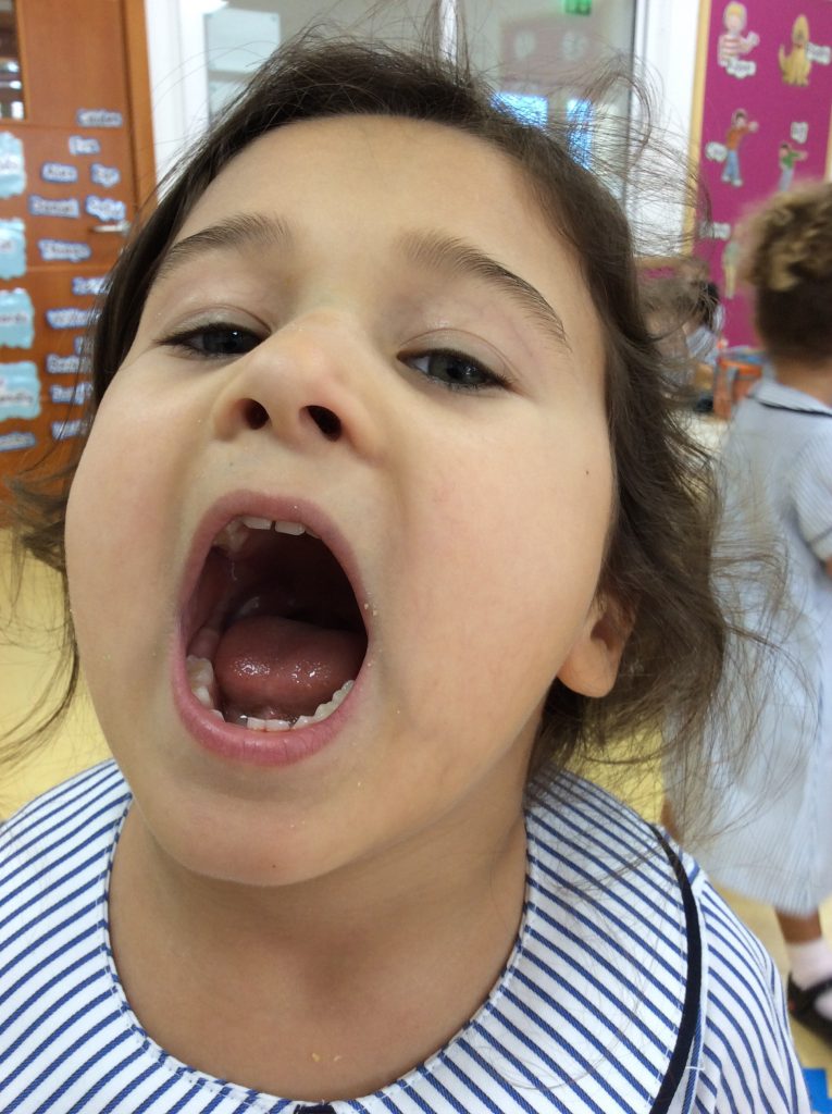 First full week in school making friends and working hard and first visit from the tooth fairy!