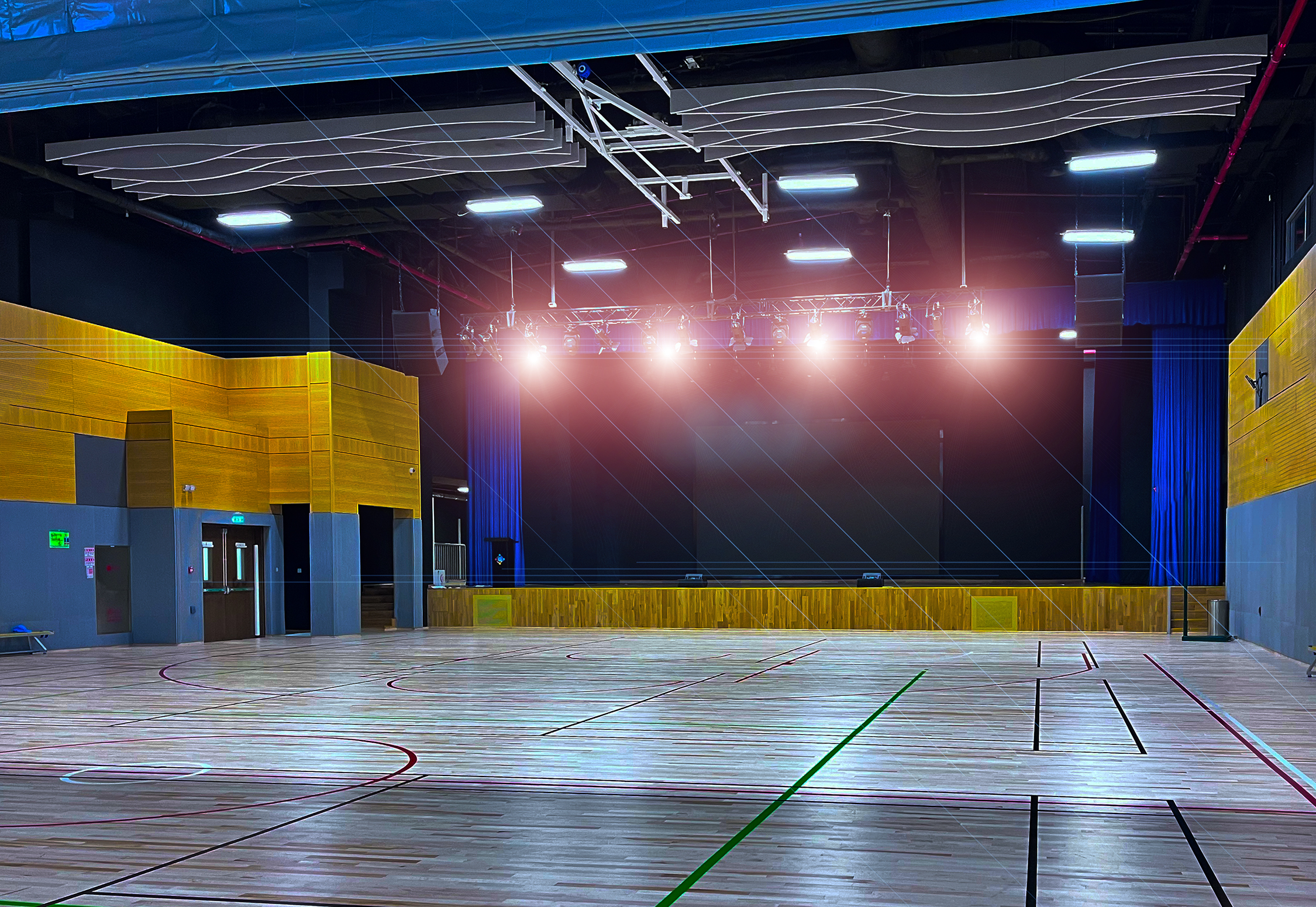Theatre and Performing Arts facilities at GEMS World Academy in Abu Dhabi