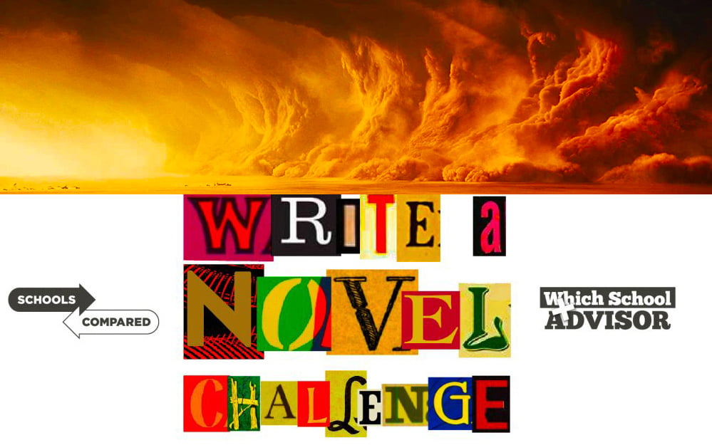 Write a Novel Challenge Chapter 71 illustration of a sandstorm