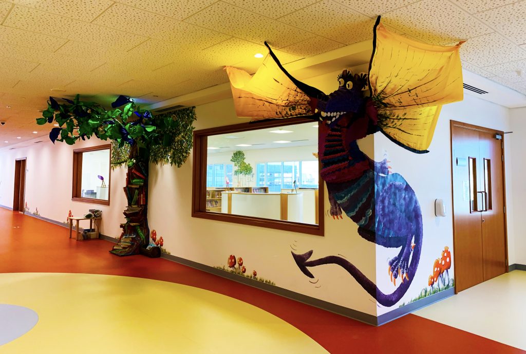 Dragons and imagination run riot at Safa British School in Dubai - one of the most inspirationally designed schools we have seen in the last decade.
