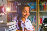 صورة لطالب في مدرسة فيكتوري هايتس الابتدائية في دبي يلعب على موضوع رحلات جاليفر ويعرض استثمار المدارس في جعل الدروس الملهمة قلب الحياة المدرسية
