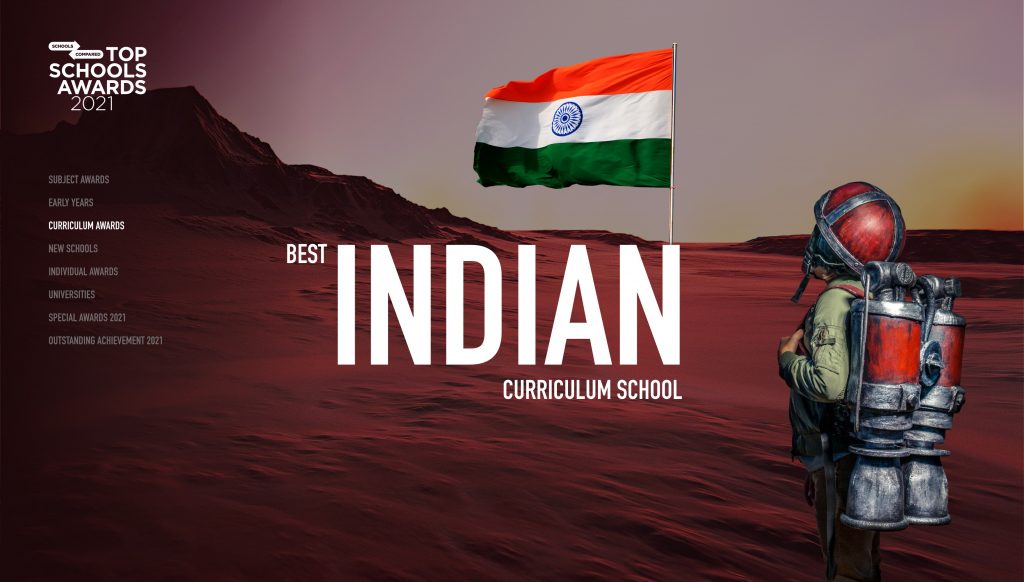جوائز أفضل المدارس لعام 2021 أفضل مدرسة ذات منهج هندي في استمارة التقديم والدخول في الإمارات العربية المتحدة