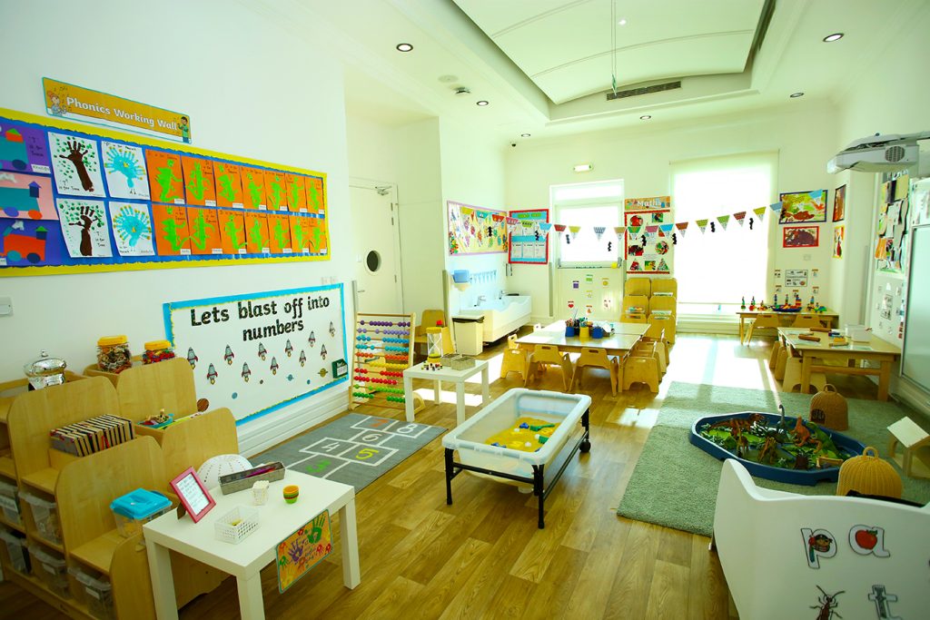 Photograph of a classroom at Al Forsan nursery in Abu Dhabi
