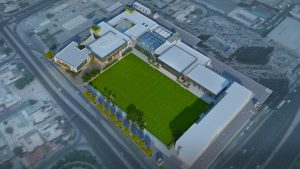 Neue Schulen: Luftaufnahme der Citizens School Dubai