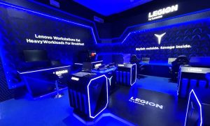 Foto eines beispielhaften eSports-Hubs im Bildungsbereich, wie in der Absichtserklärung zwischen GEMS Education und Lenovo abgebildet