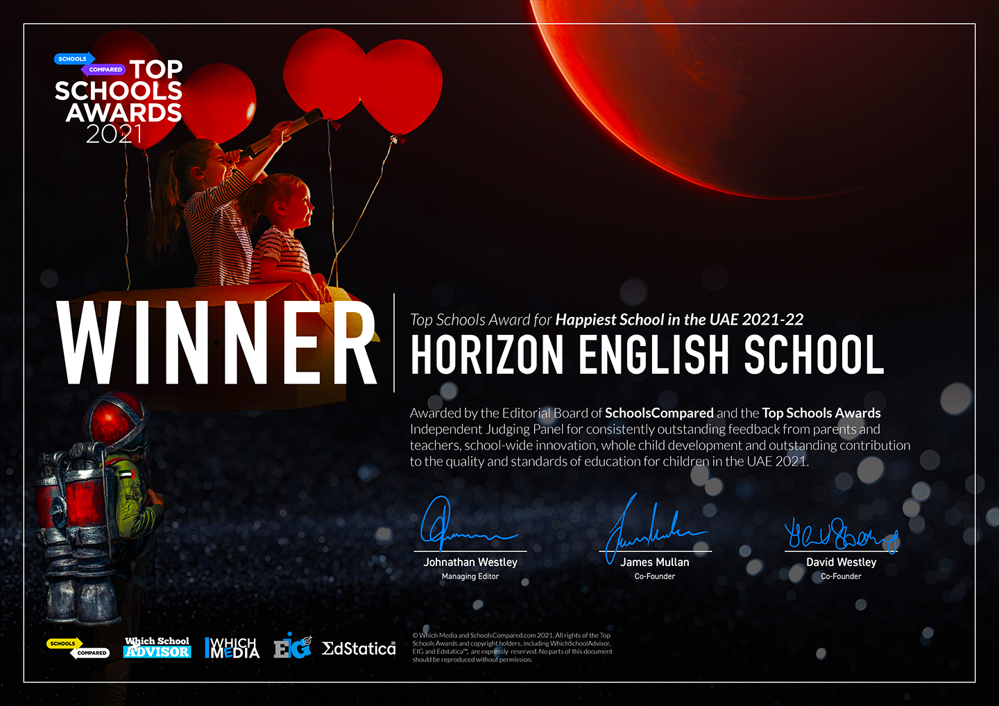 Horizon English School 2022 - La escuela más feliz para los niños El ganador del premio Top Schools celebra el regreso a clases 2022 con globos, malabaristas y felicidad