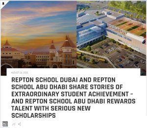 Repton School Dubai GCSE results