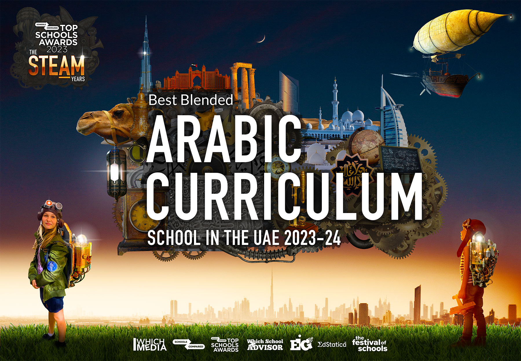 Top Schools Awards 2023 - 2024 Beste arabische Schule mit internationalem Lehrplan in den VAE 2023 - 2024