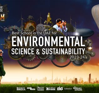 Top Schools Awards 2023 Award für die beste Schule für Umweltwissenschaften und Nachhaltigkeit in den VAE, einschließlich Schulen in Dubai und Abu Dhabi