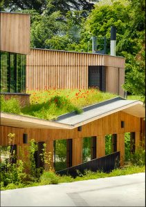 Ein weiteres Beispiel für inspirierende Schularchitektur aus der ganzen Welt. Hier sehen wir den Schulkomplex Paul Chevallier in Rillieux-la-Pape in Lyon, Frankreich, der von Tectoniques Architects entworfen wurde.