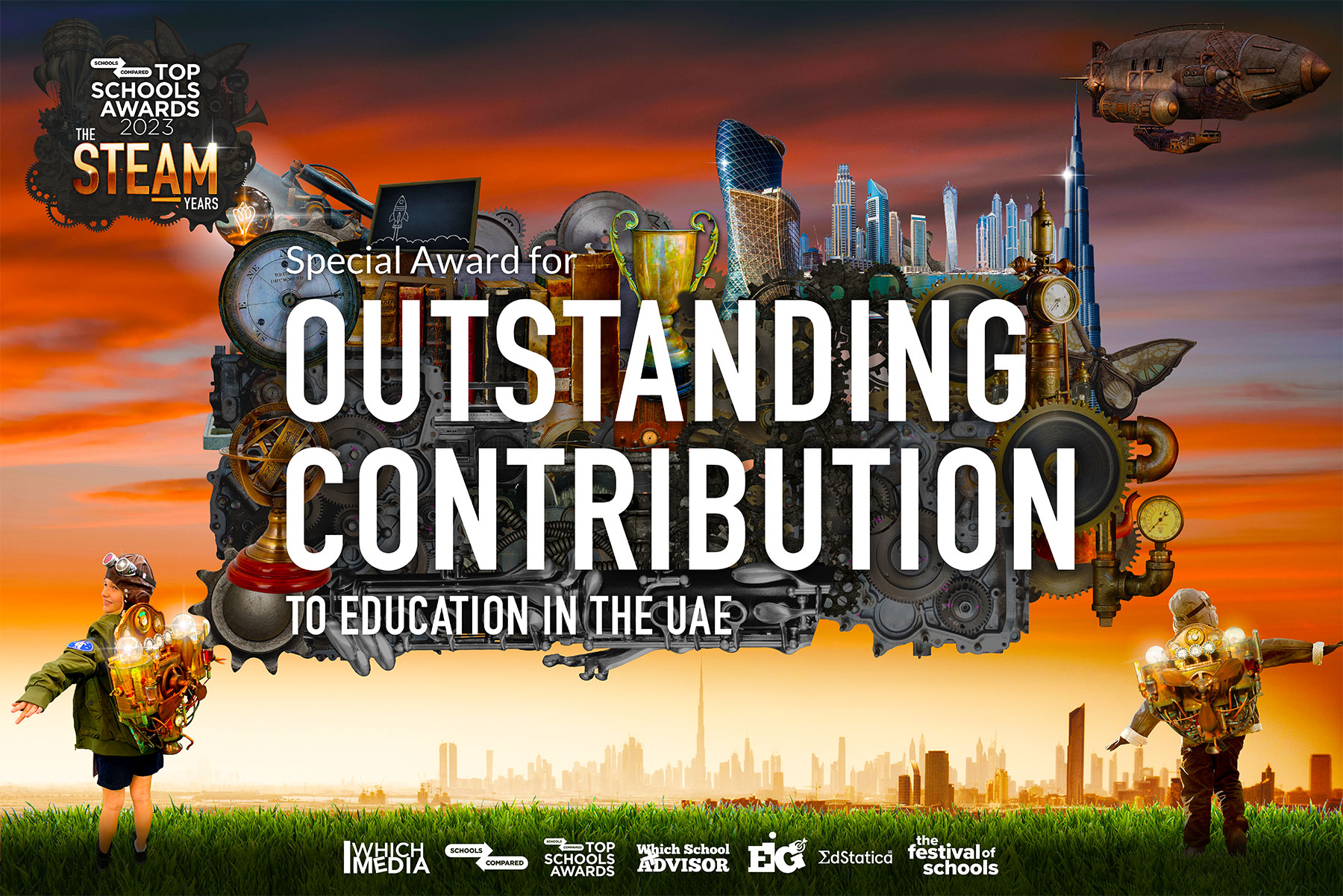 Outstanding Contribution to Education in the UAE. Top Schools Awards 2023