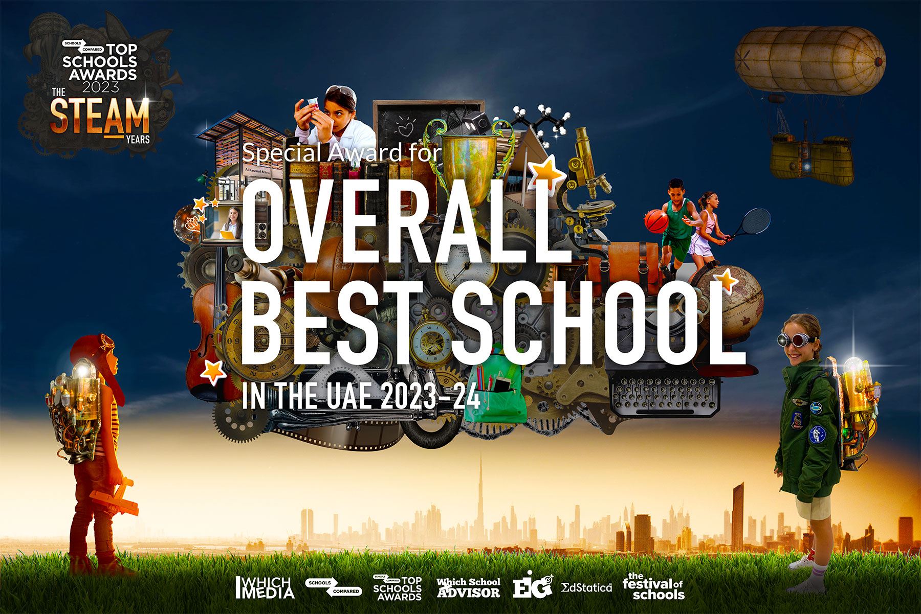 Mejor escuela en los EAU 2023 - 2024. Premios Top Schools 2023 - 2024