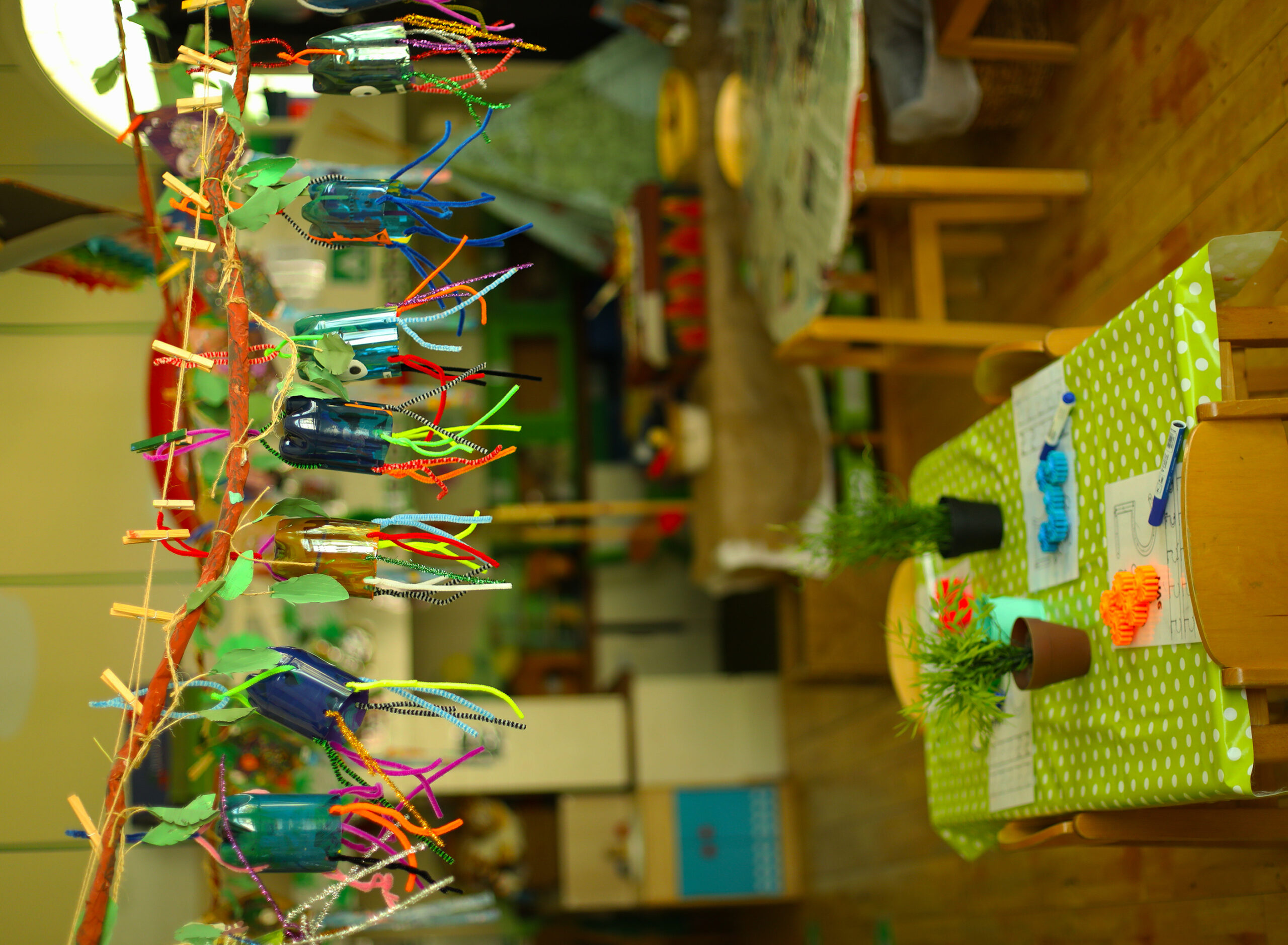 Ein Klassenzimmer-Gewächshaus im Home Grown Children's Eco Nursery in Al Safa Dubai