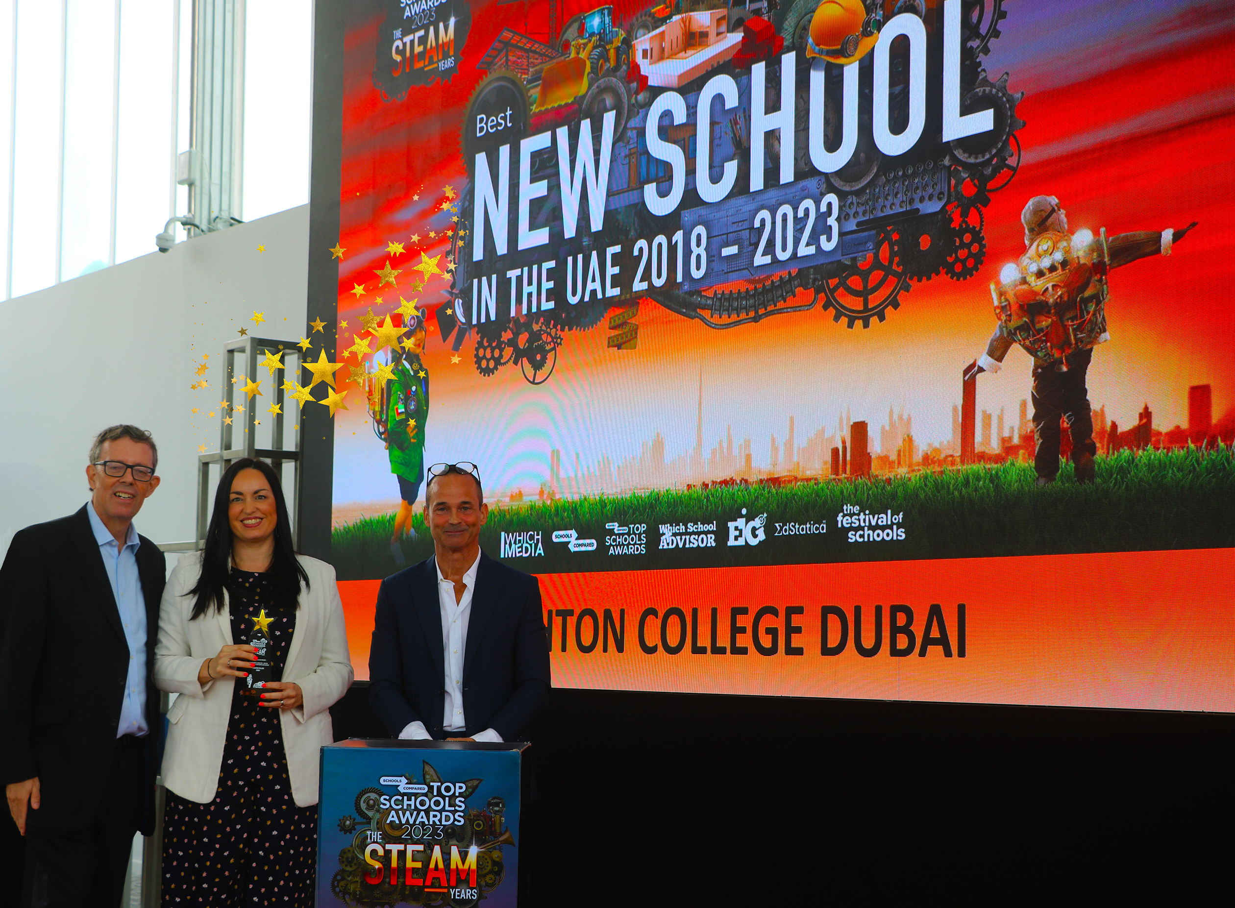 Der Top Schools Award für die beste neue Schule in den VAE wurde an Brighton Collage Dubai verliehen