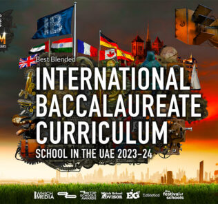The Best Blended International Baccalaureate School in the UAE at The Top Schools Awards 2024 is presented to Jumeirah English Speaking School JESS Arabian Ranches