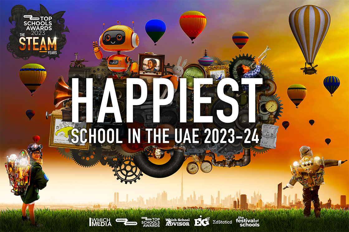 Der Top Schools Award für die glücklichste Schule in den VAE geht an die Safa Community School in Dubai
