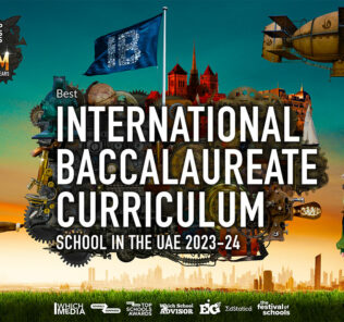 جوائز أفضل المدارس لعام 2024 لأفضل مدرسة حاصلة على شهادة البكالوريا الدولية في دولة الإمارات العربية المتحدة، مُنحت لأكاديمية دبي الدولية، تلال الإمارات.