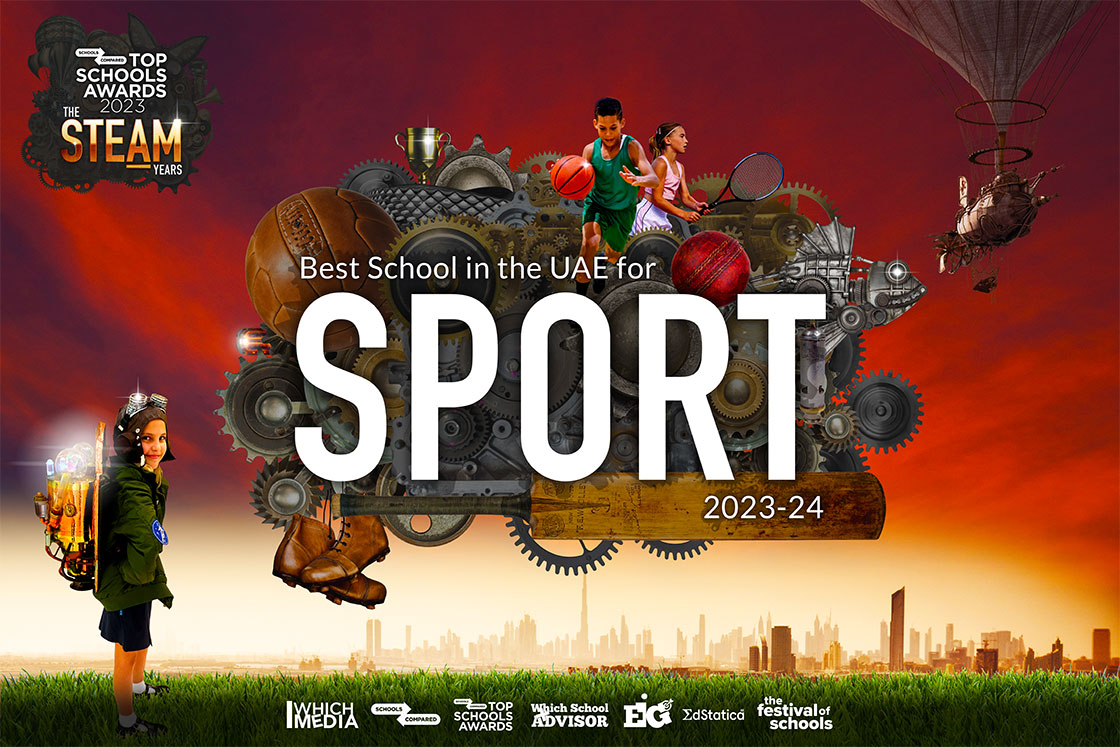 Der Top Schools Award für die beste Sportschule in den VAE geht an das Brighton College Dubai