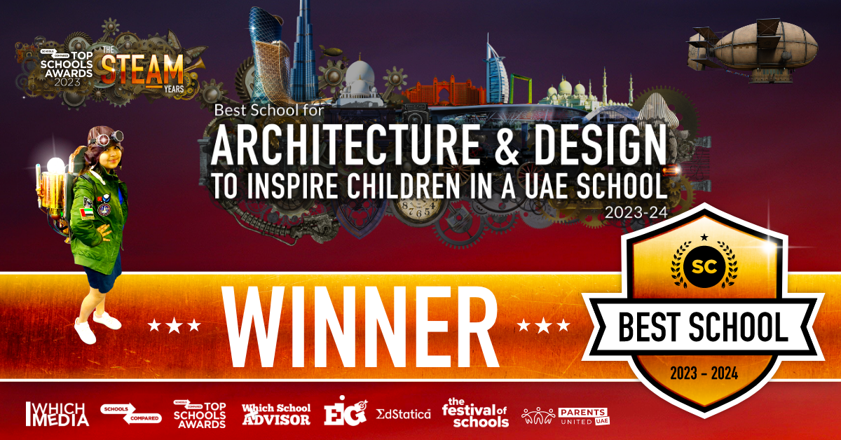 Die beste Schule für Architektur, die Kinder inspiriert, wurde bei den Top Schools Awards 2024 an die Arcadia School in Dubai verliehen