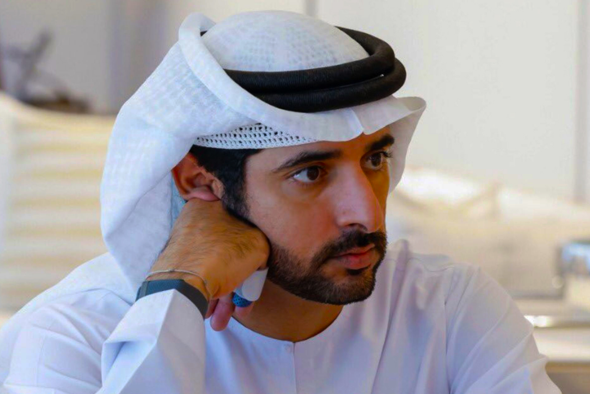 Seine Hoheit Scheich Hamdan bin Mohammed bin Rashid Al Maktoum spricht über die Top-10-Ergebnisse der Privatschulen Dubais in PISA 2022 nach der Veröffentlichung der Daten im Jahr 2023. Lob für KHDA. Offiziell.