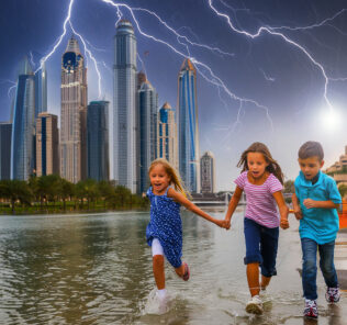 حكومة الإمارات العربية المتحدة مستعدة لمواجهة الفيضانات حيث أن كل شيء جاهز الآن لحماية الجمهور من تأثيرات الطقس