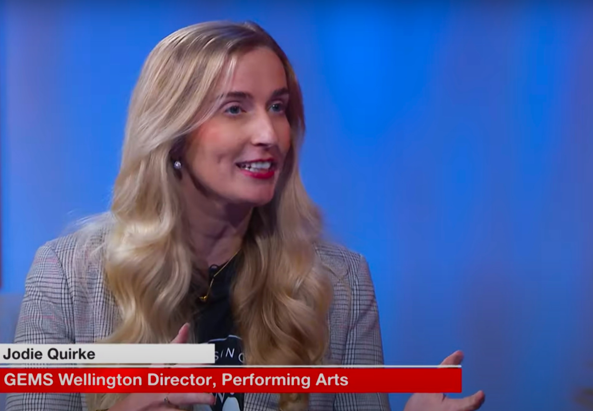 Jodie Quirke, Director of The Performing Arts at GEMS Wellington Schools 